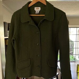 Talbots Olive Bomber Jacket